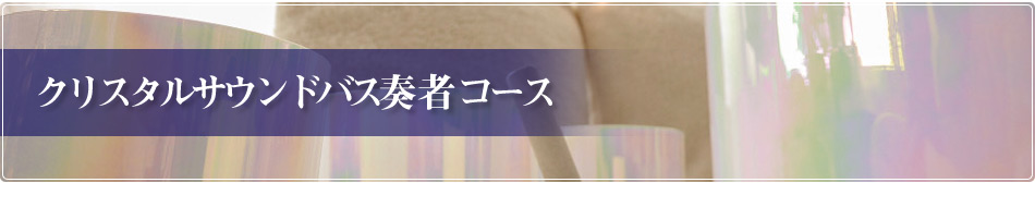 クリスタルサウンドバス奏者